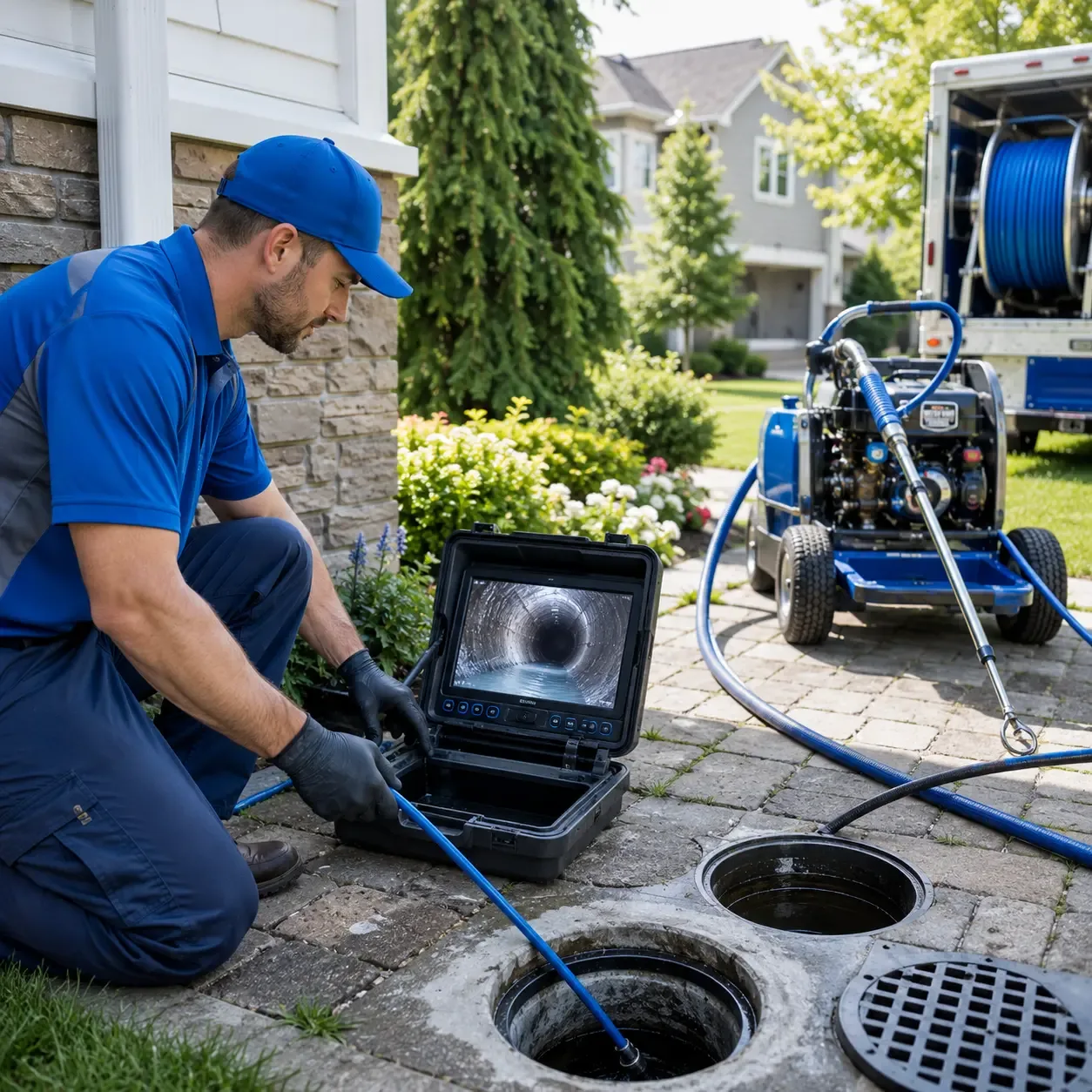 Outdoor drain cleaning professionals serving Leonardtown, MD